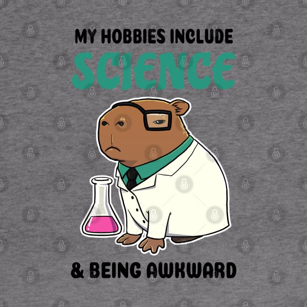 My hobbies include Science and being awkward Capybara by capydays